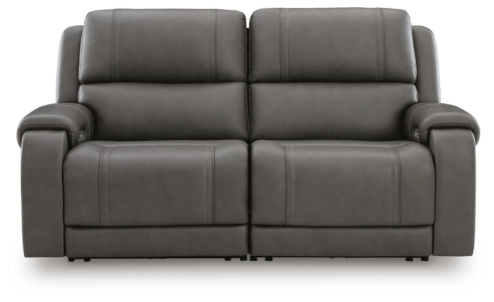 5Z - Pittson Power Reclining Sectional Loveseat - Luxury Home Furniture (MI)