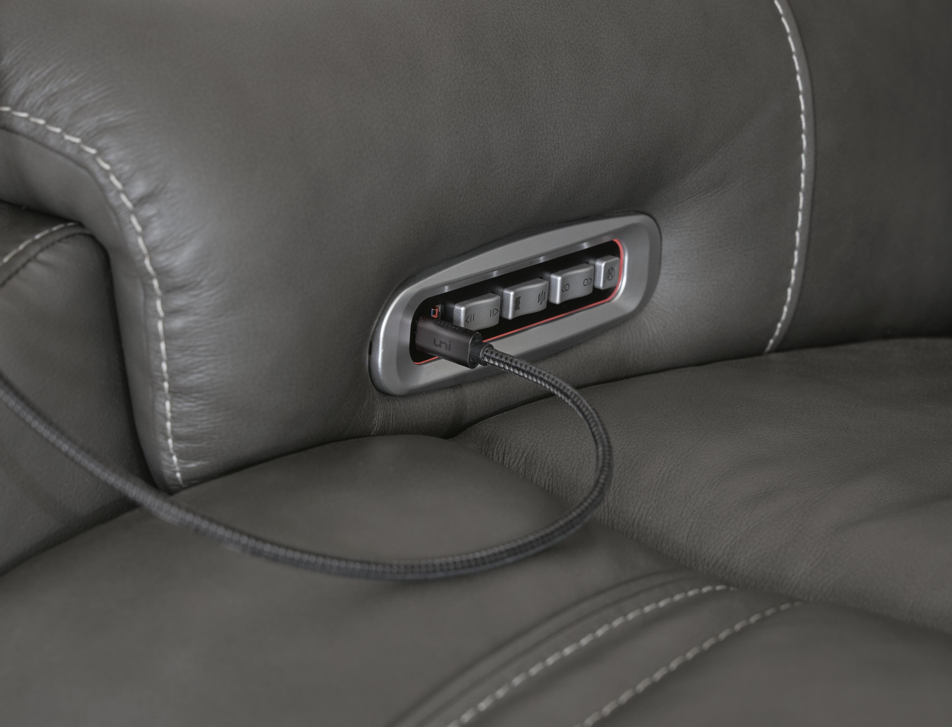 5Z - Pittson Power Sectional Reclining Sofa - Luxury Home Furniture (MI)