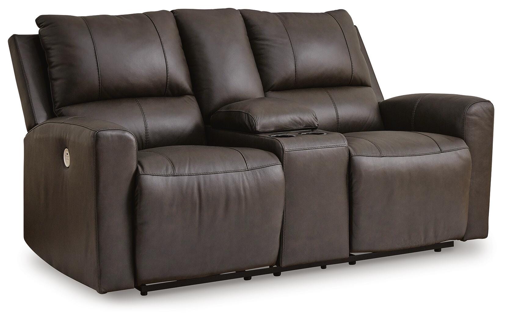 Boxmere Power Reclining Loveseat with Console - Luxury Home Furniture (MI)