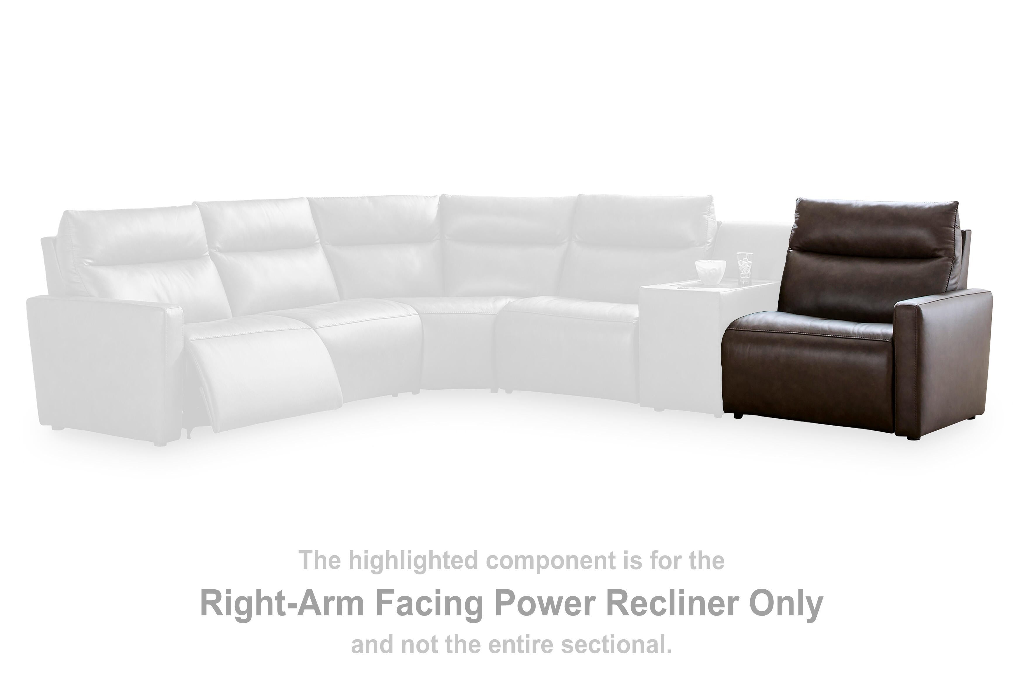 ModZ Power Reclining Sectional Loveseat