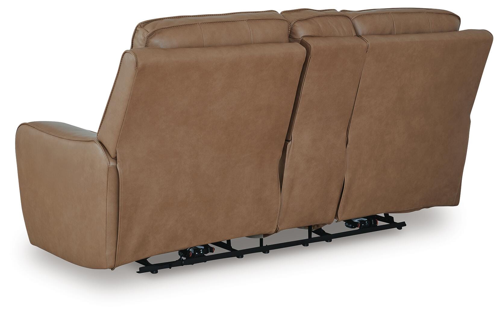 DeepWakes Power Reclining Loveseat with Console - Luxury Home Furniture (MI)