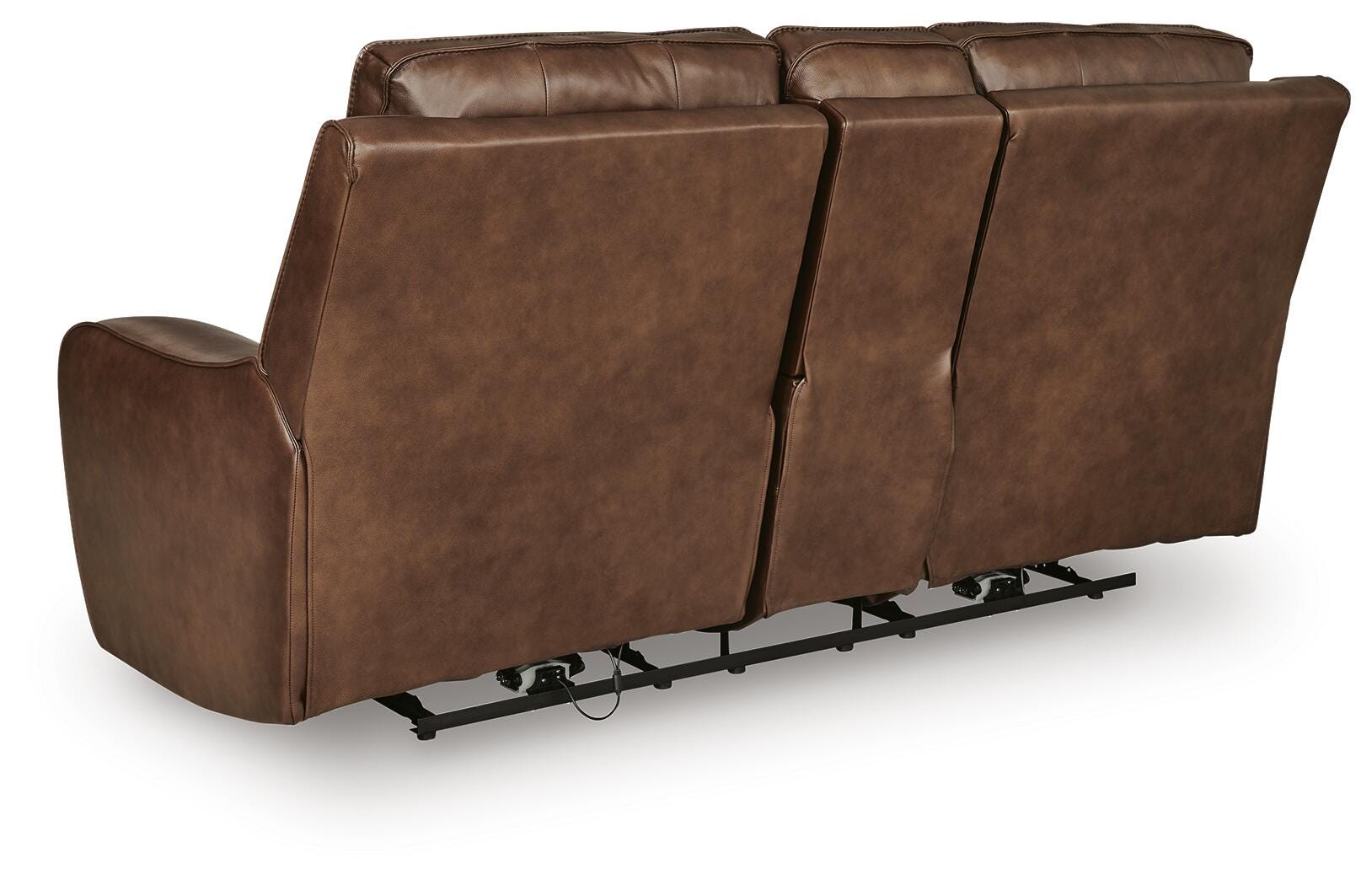 DeepWakes Power Reclining Loveseat with Console - Luxury Home Furniture (MI)