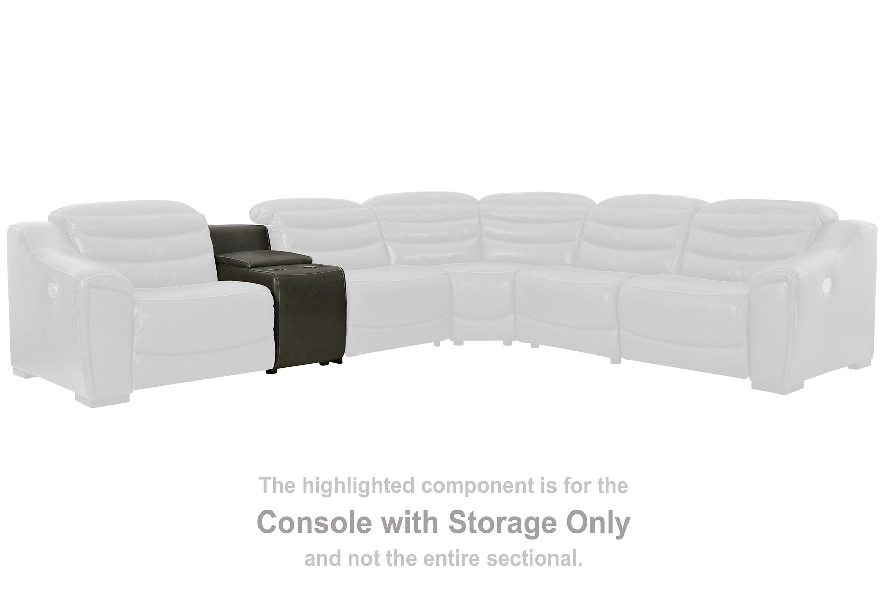 Center Line 3-Piece Power Reclining Loveseat with Console - Luxury Home Furniture (MI)