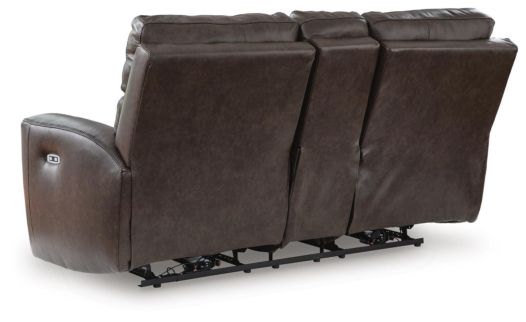 Crossplex Power Reclining Loveseat with Console - Luxury Home Furniture (MI)