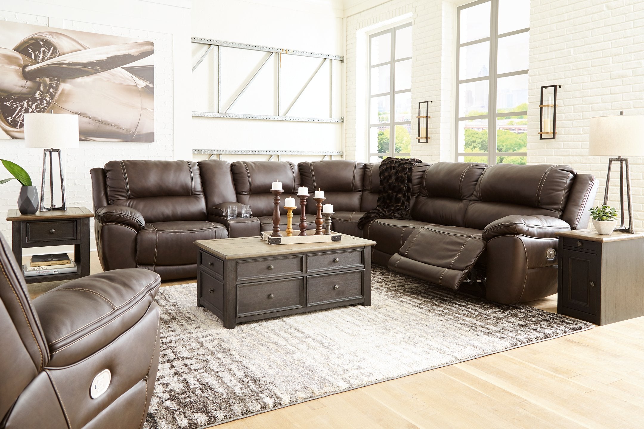 Dunleith Living Room Set - Luxury Home Furniture (MI)