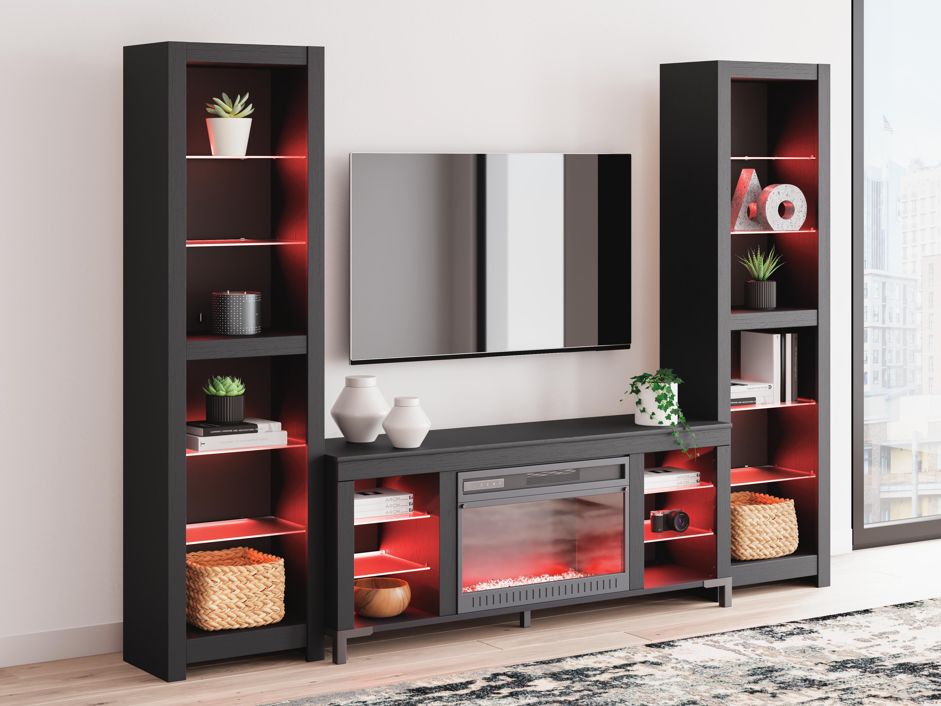 Cayberry Entertainment Center with Electric Fireplace - Luxury Home Furniture (MI)
