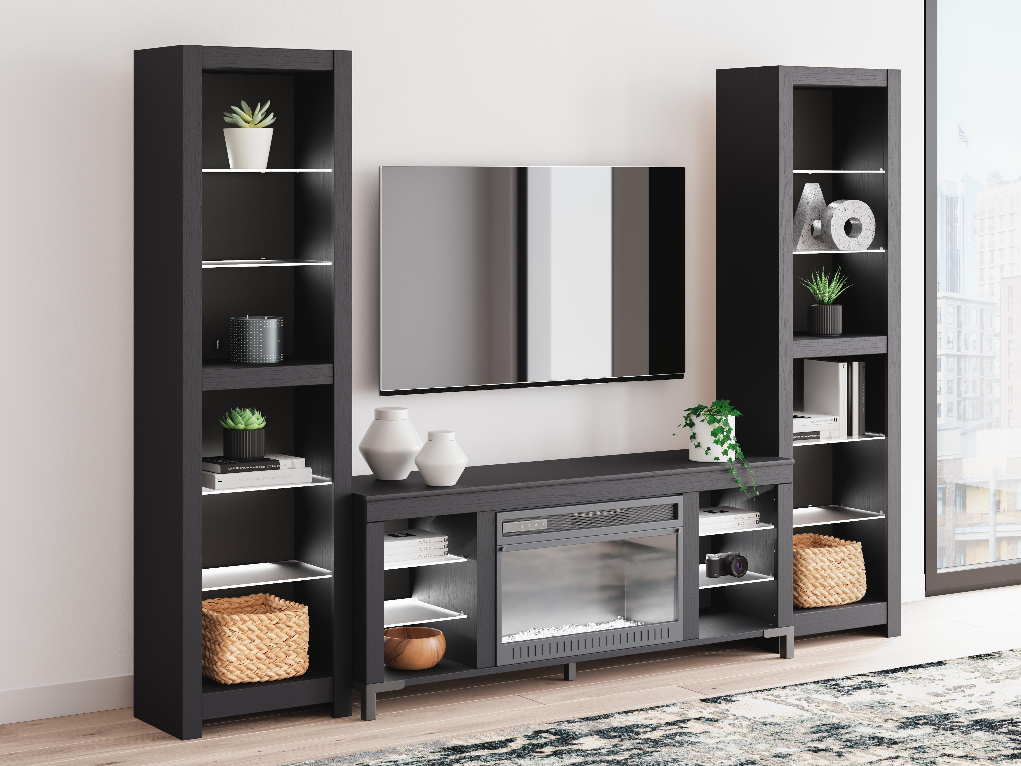 Cayberry Entertainment Center with Electric Fireplace - Luxury Home Furniture (MI)