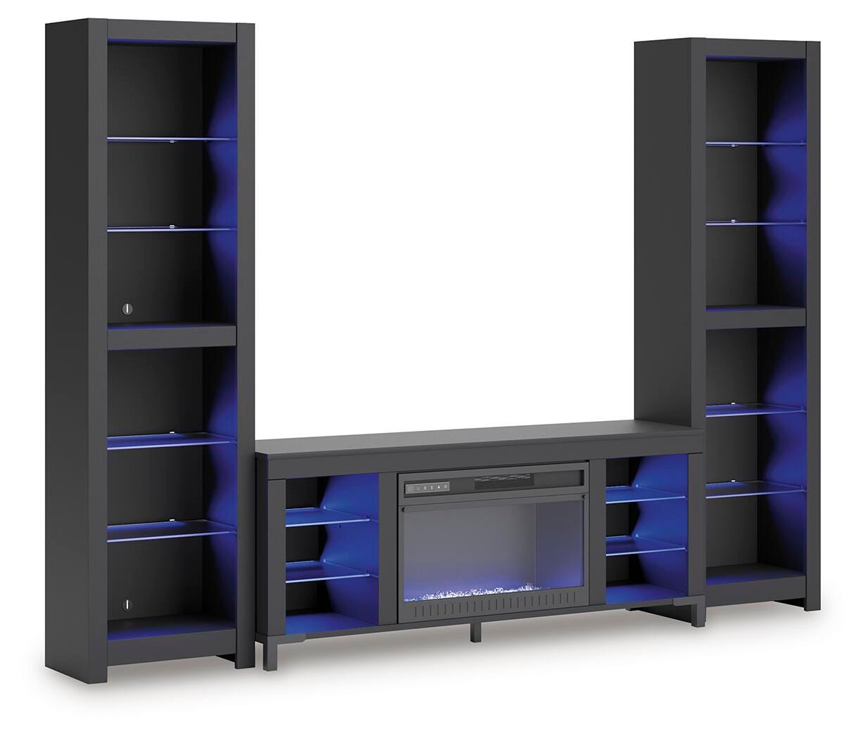 Cayberry Entertainment Center with Electric Fireplace - Luxury Home Furniture (MI)