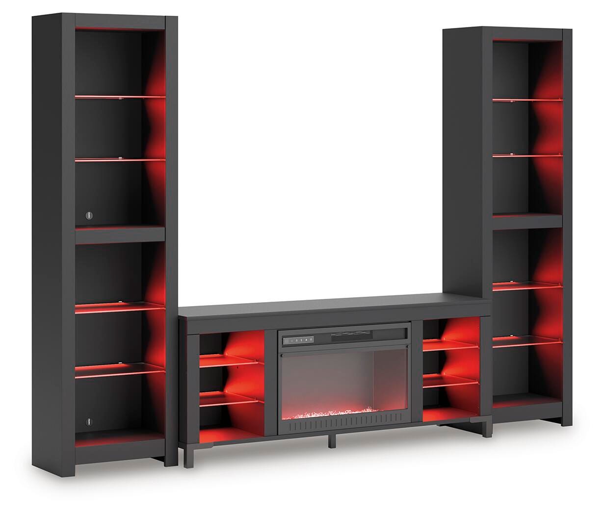 Cayberry Entertainment Center with Electric Fireplace - Luxury Home Furniture (MI)