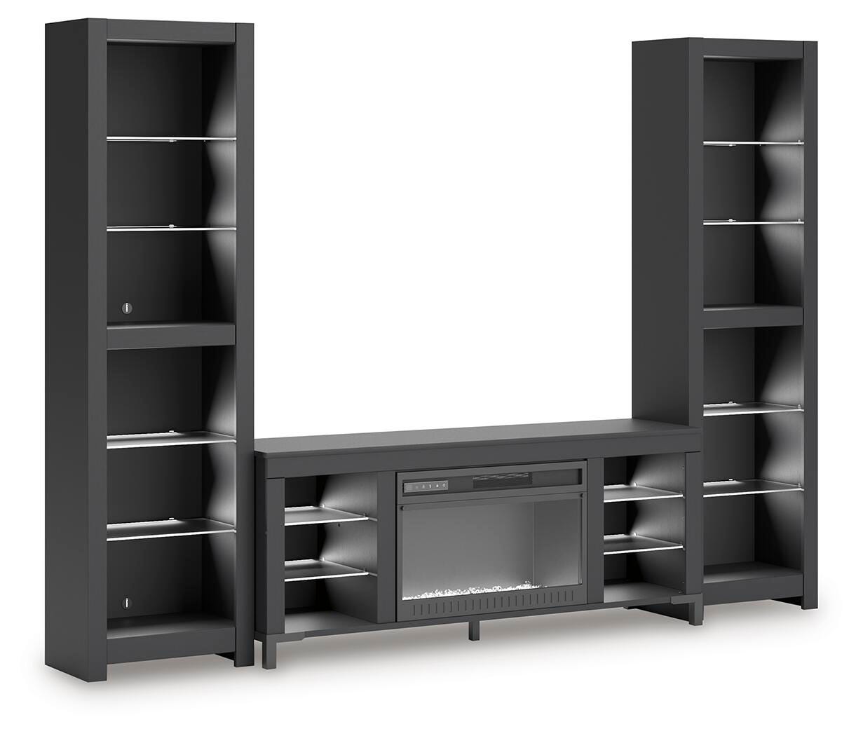 Cayberry Entertainment Center with Electric Fireplace - Luxury Home Furniture (MI)