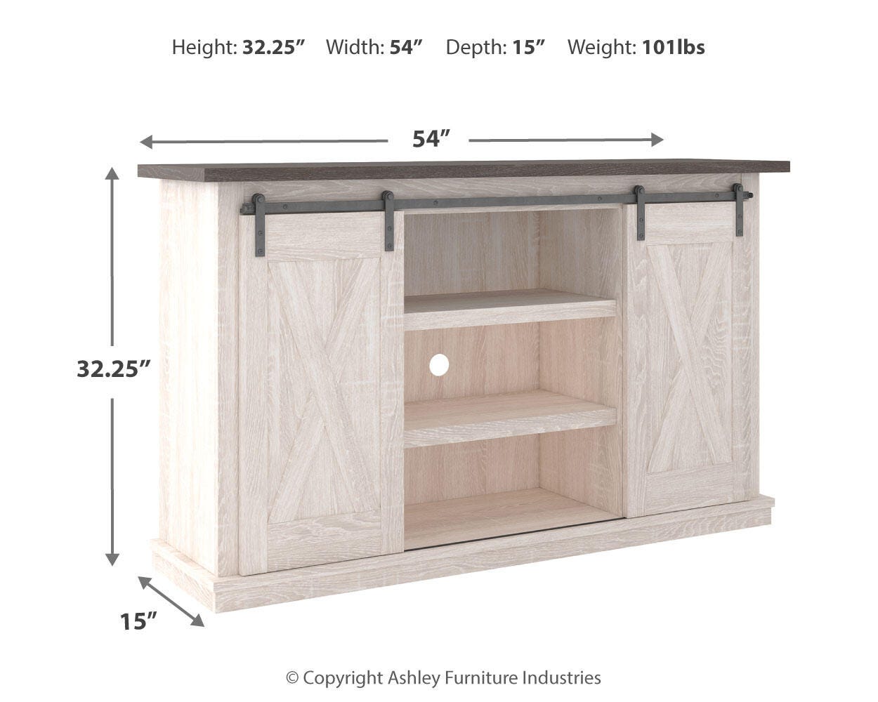 Dorrinson 54" TV Stand - Luxury Home Furniture (MI)