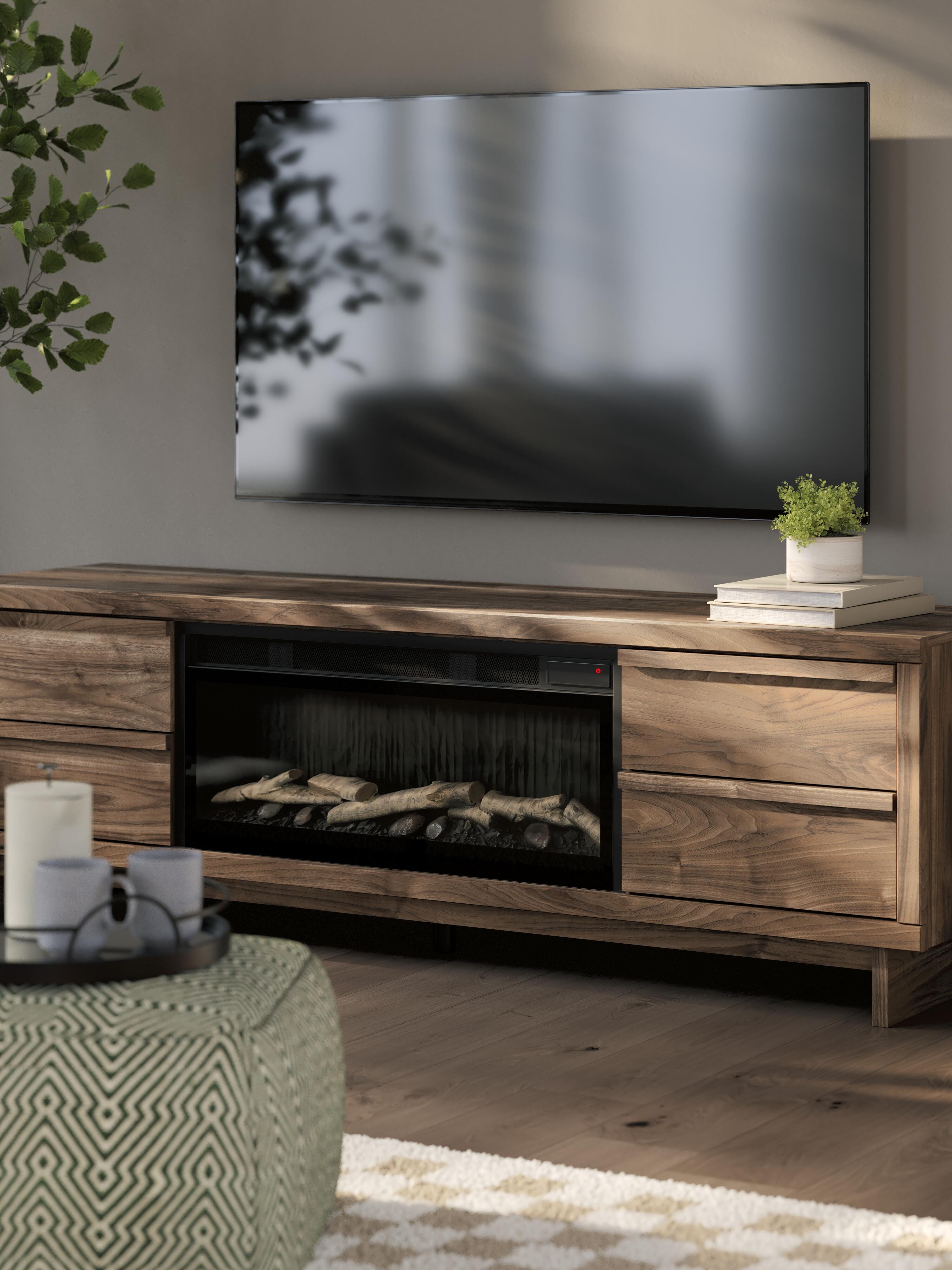Zadilyn 72" TV Stand with Electric Fireplace - Luxury Home Furniture (MI)