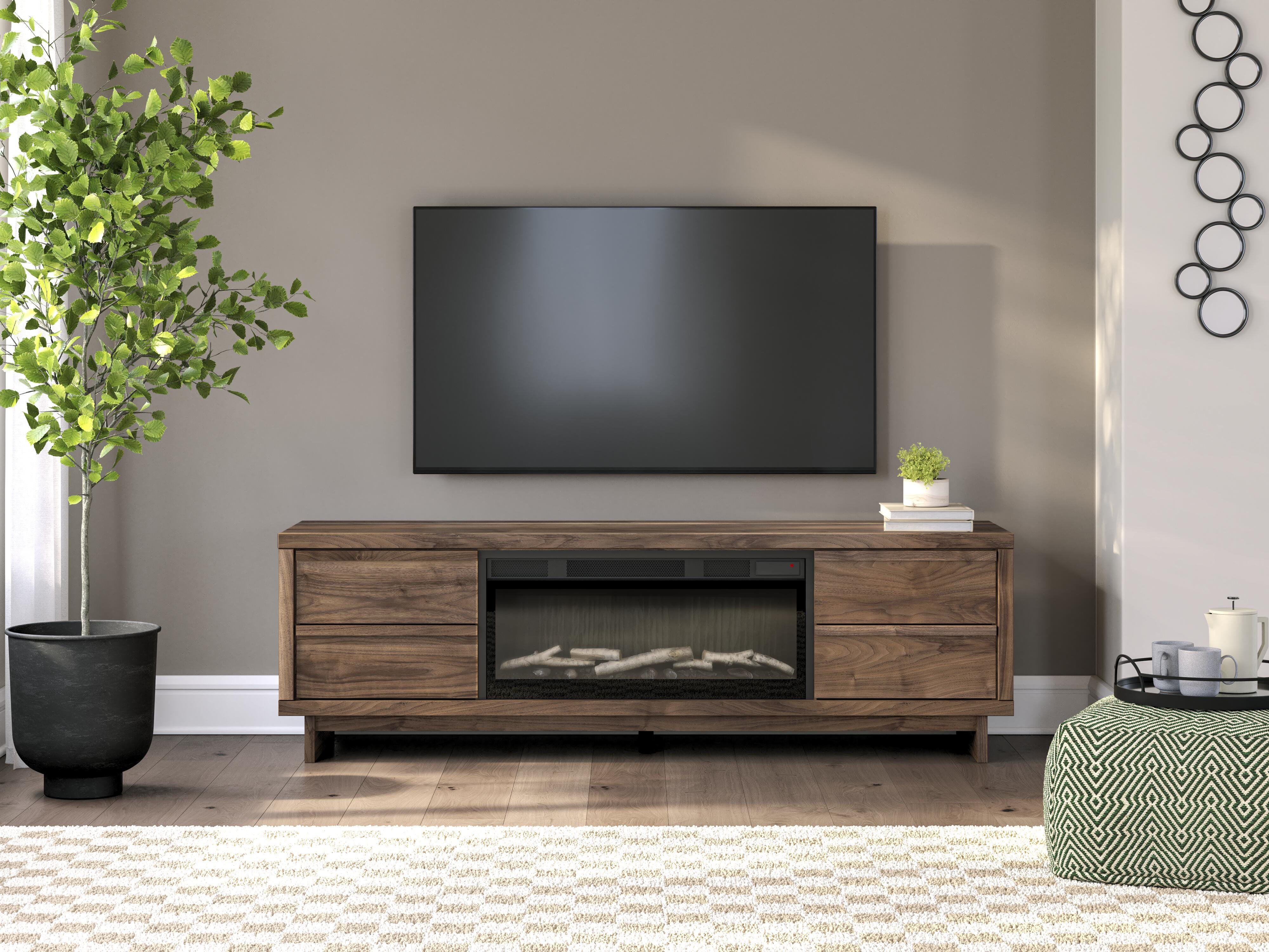 Zadilyn 72" TV Stand with Electric Fireplace - Luxury Home Furniture (MI)
