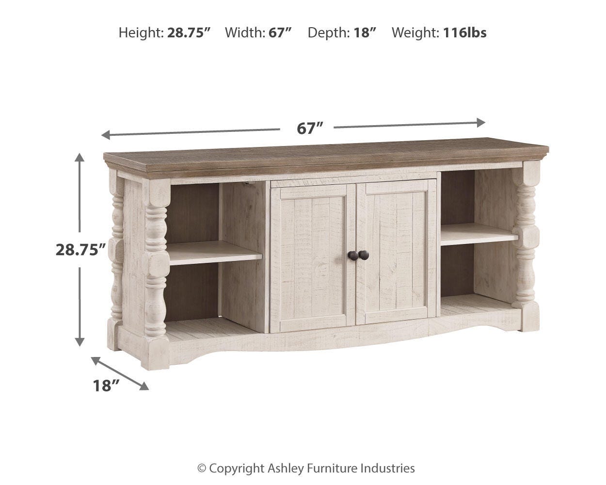 Havalance 67" TV Stand - Luxury Home Furniture (MI)