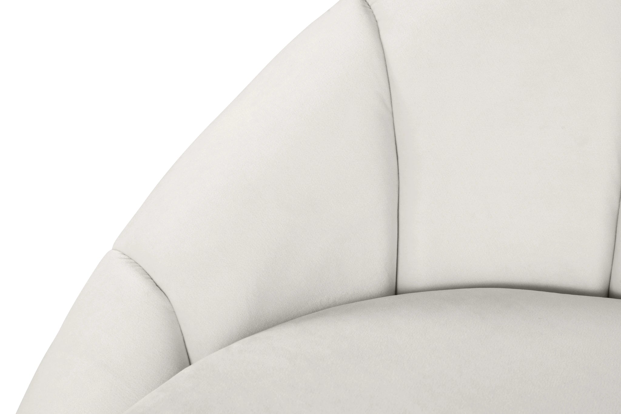 Shelly Cream Velvet Chair
