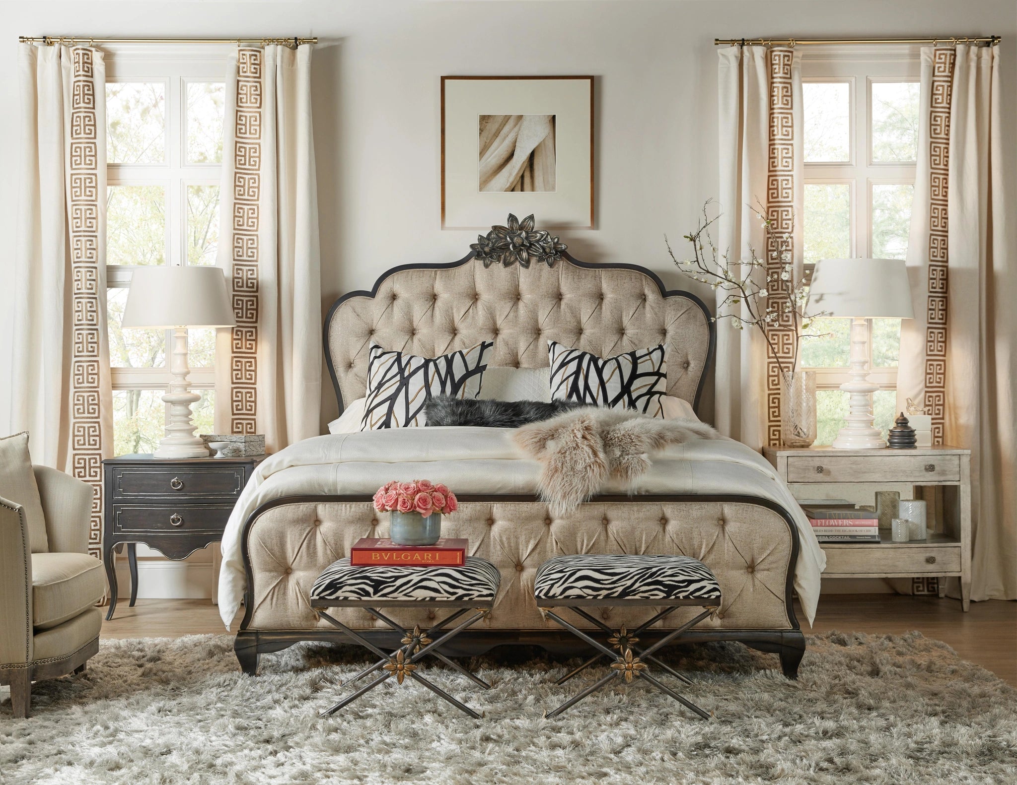 Sanctuary Gemme Two Drawer Nightstand