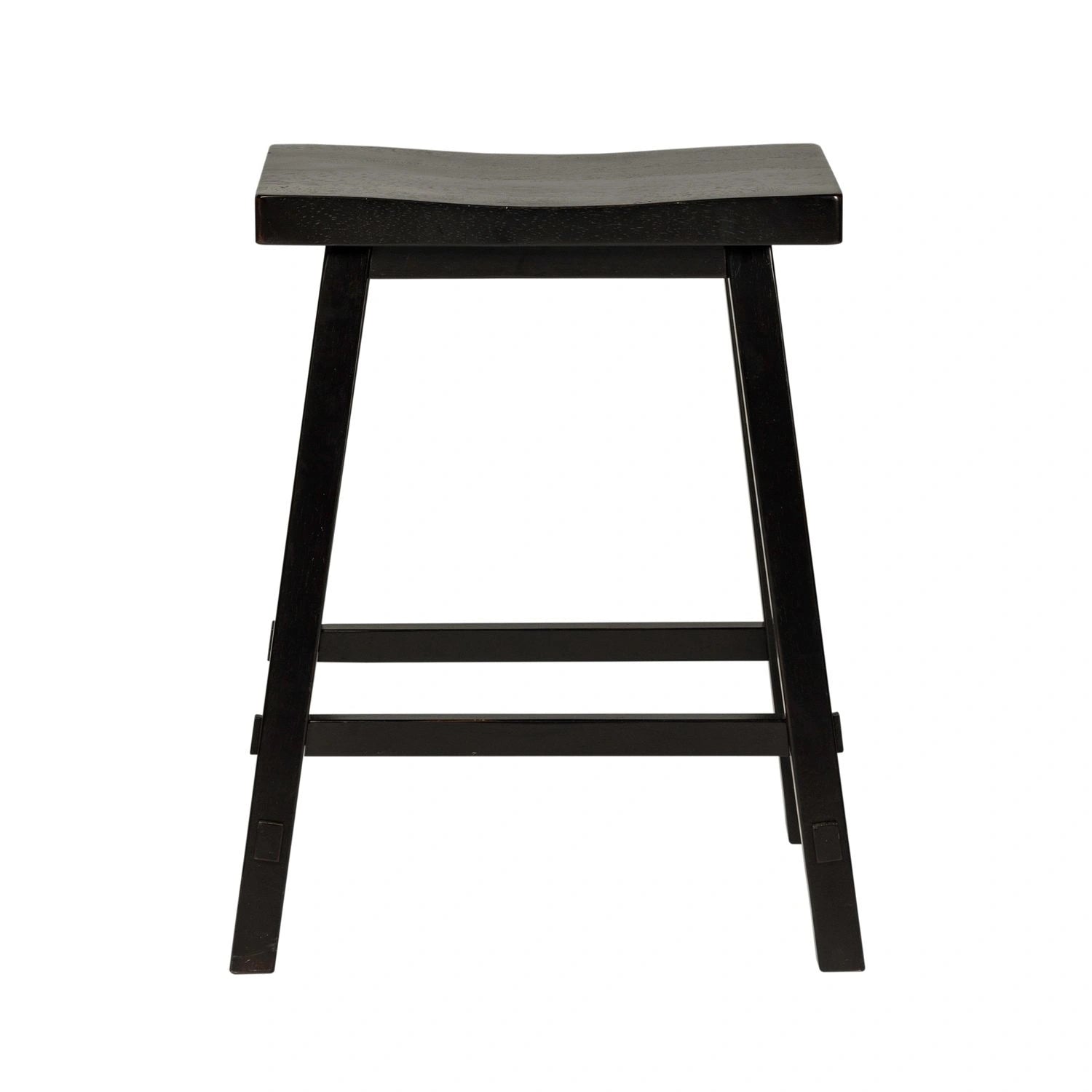Creations 24 Inch Sawhorse Counter Stool - Black (RTA) image