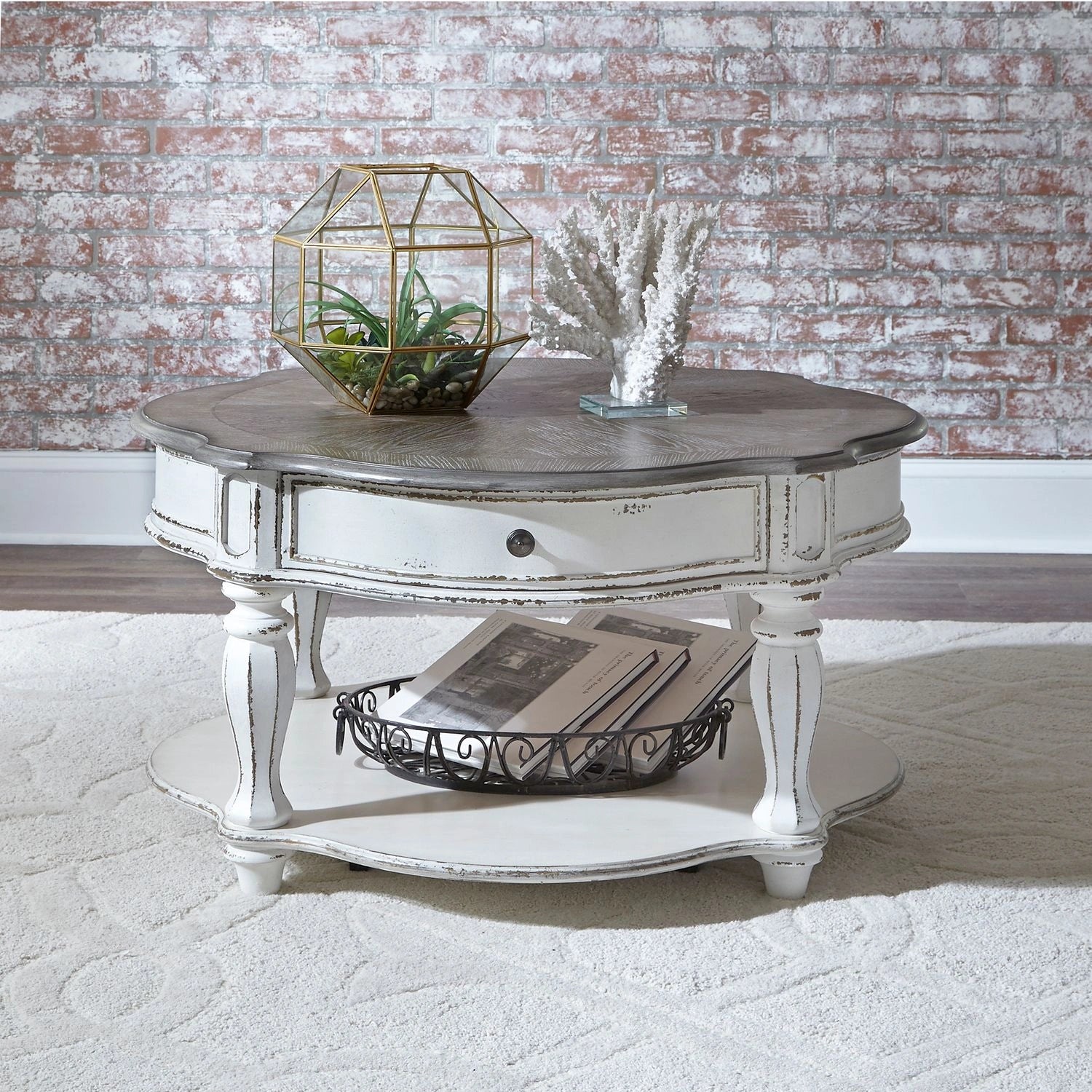 Magnolia Manor Round Cocktail Table image