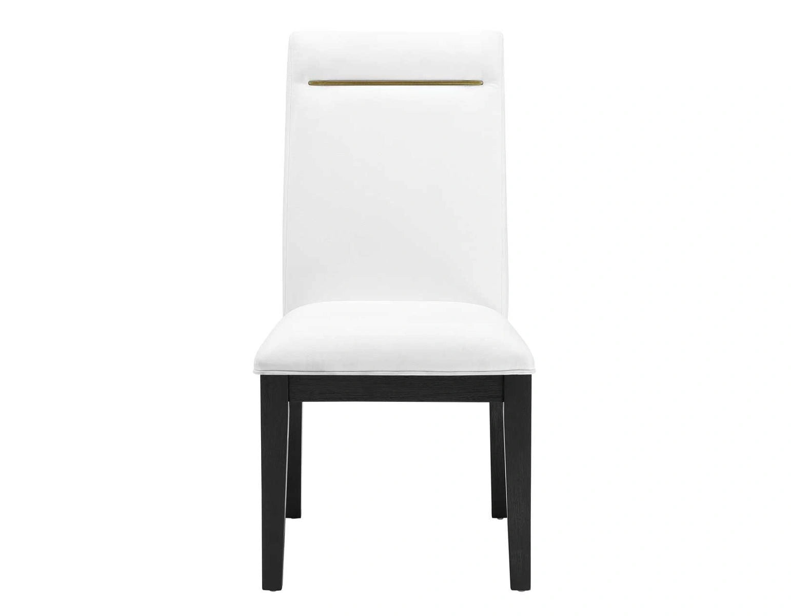 Steve Silver Yves Performance Side Chair in Rubbed Charcoal (Set of 2)