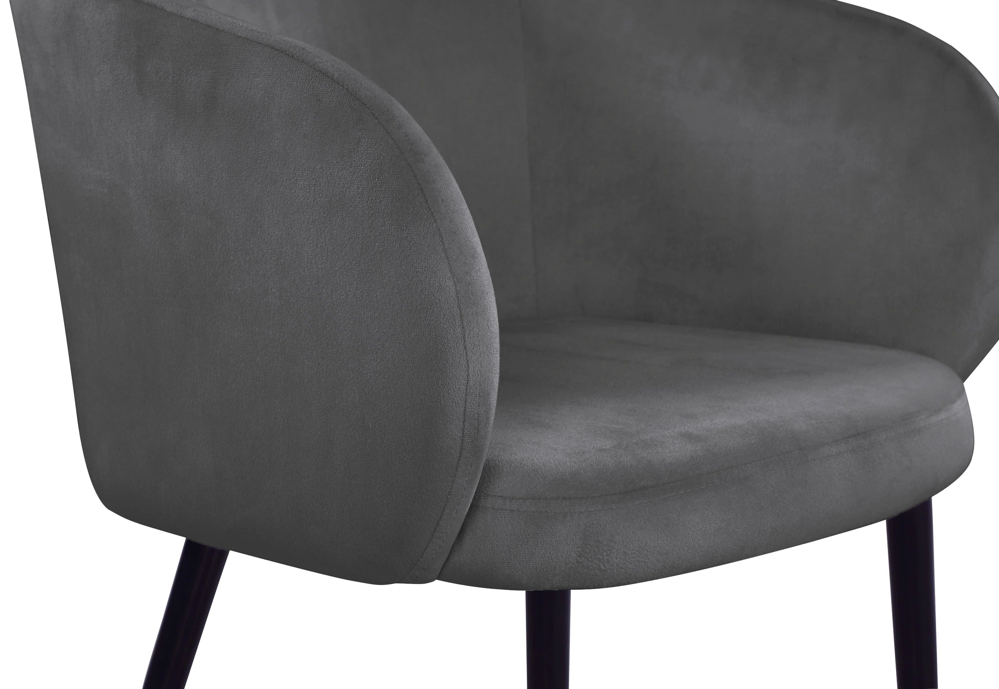 Louise Grey Velvet Dining Chair