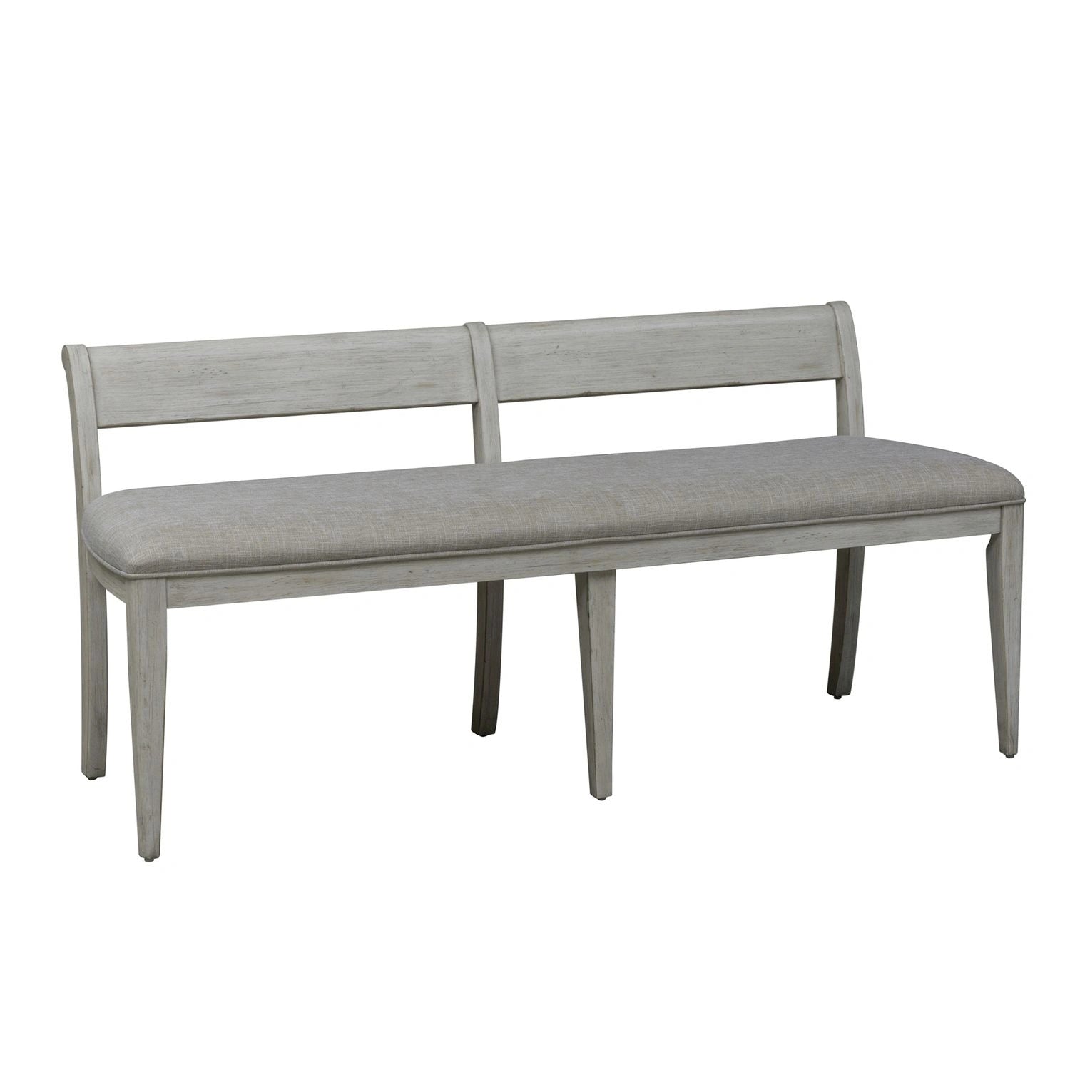 Farmhouse Reimagined Upholstered Bench (RTA) in Antique White image