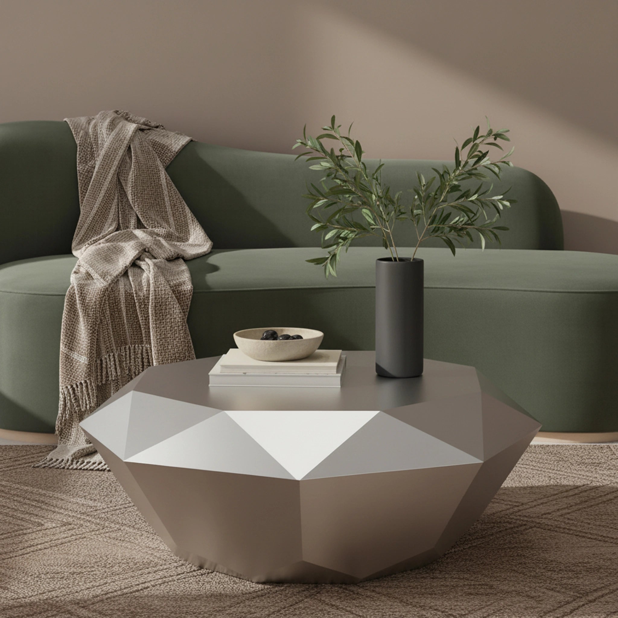 Gemma Silver Coffee Table