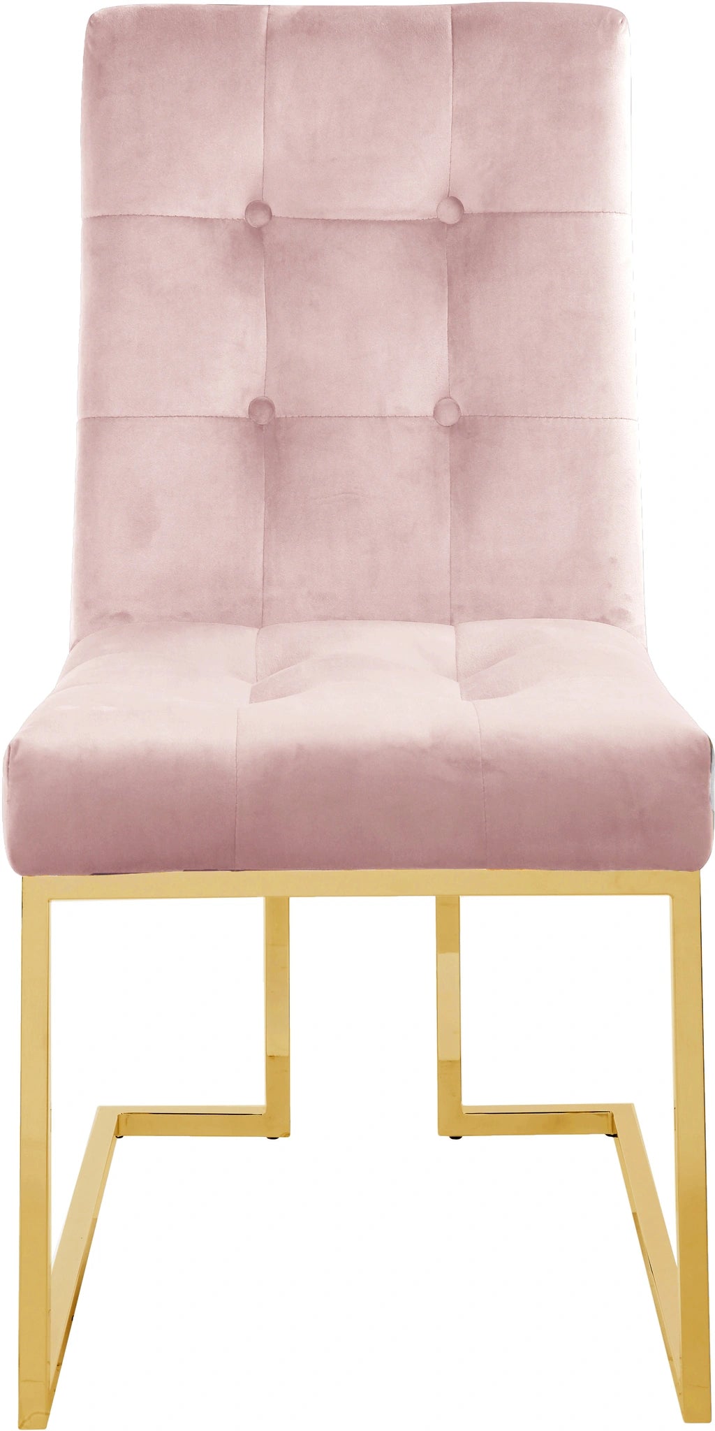 Pierre Pink Velvet Dining Chair