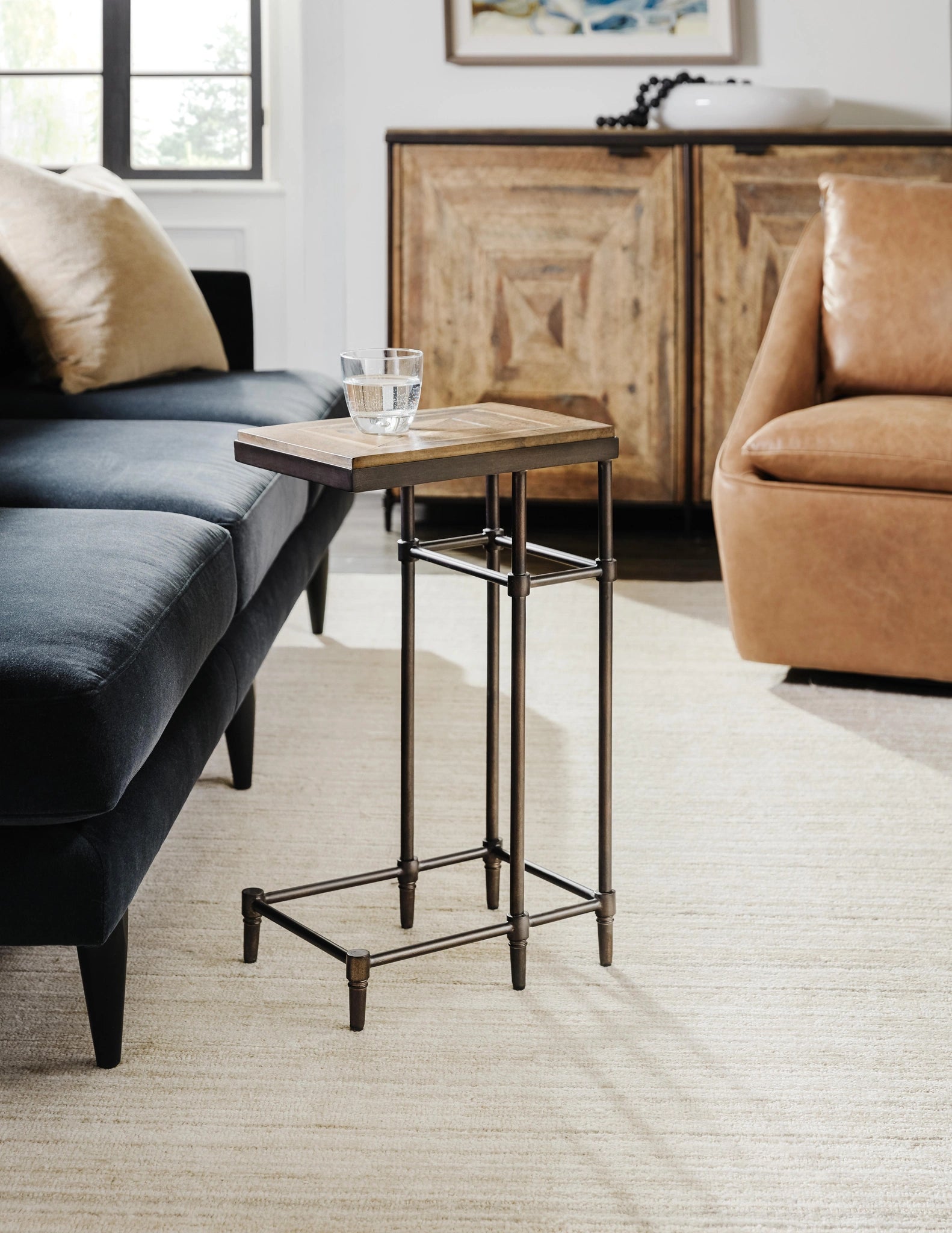 St. Armand Chairside Table - 5601-80115-LTWD