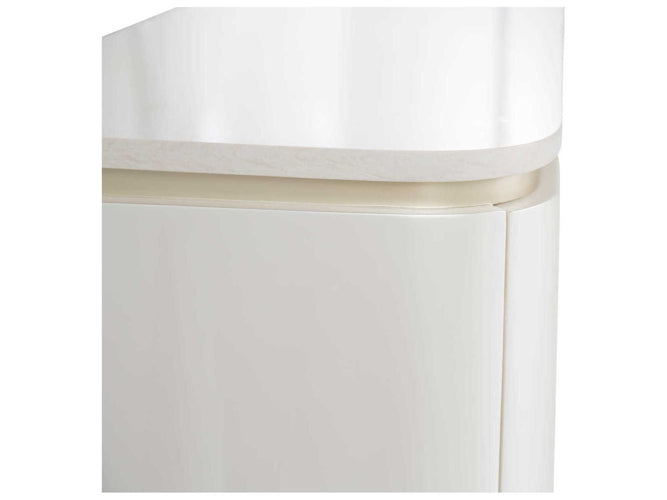 AICO Furniture London Place Media Cabinet in Creamy Pearl - Luxury Home Furniture (MI)