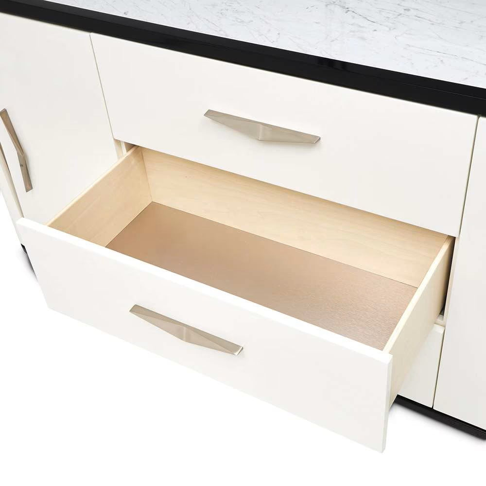 AICO Furniture Tuxedo Sideboard in Piano Keyboard - Luxury Home Furniture (MI)