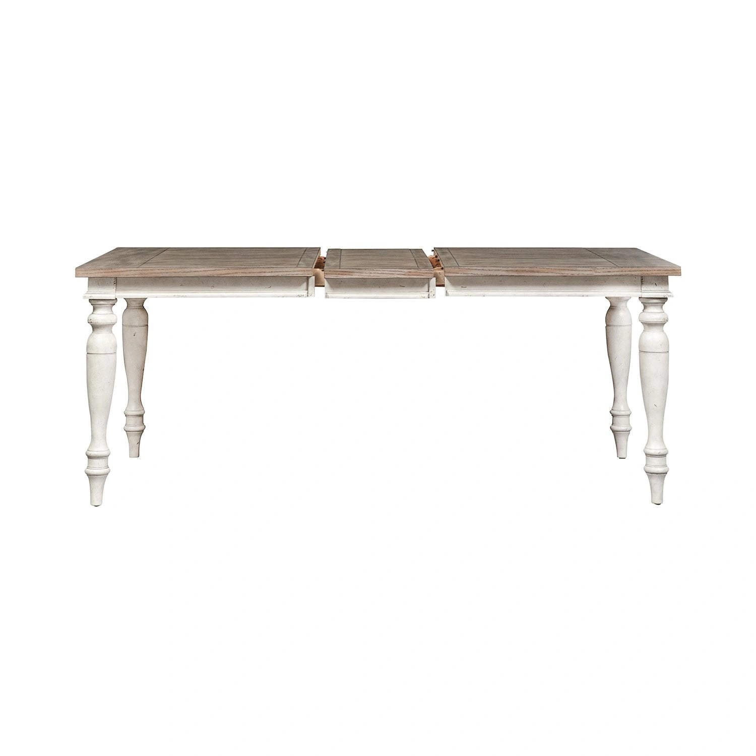 Whitney Rectangular Leg Table in Weathered Gray image