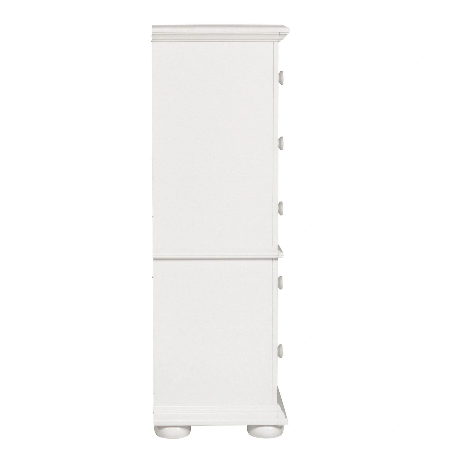 Summer House 5 Drawer Chest in Oyster White image