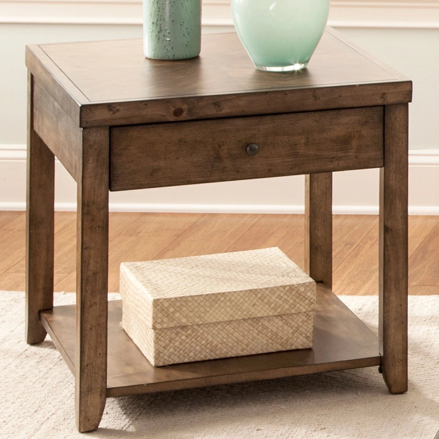 Mitchell End Table in Brown image