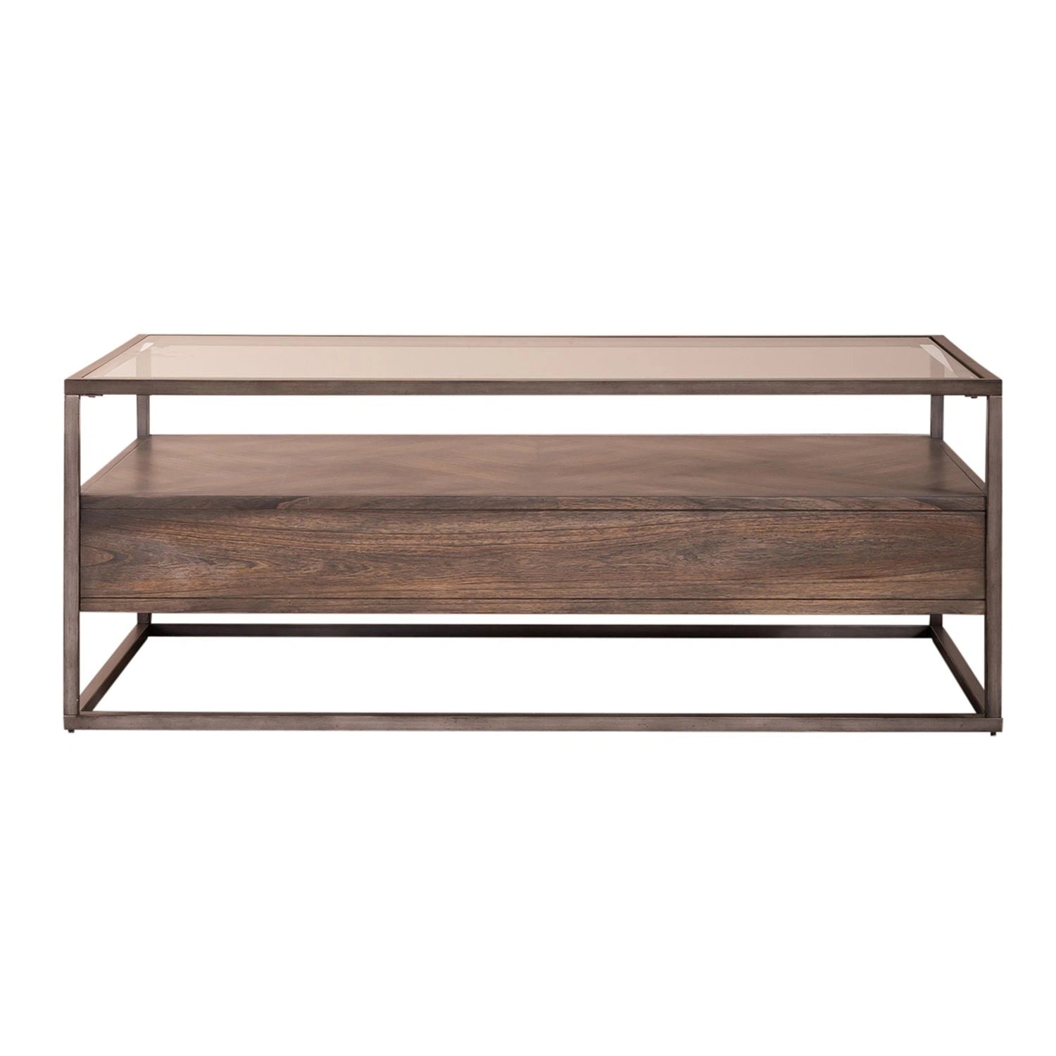 Jamestown Rectangular Cocktail Table in Brown image