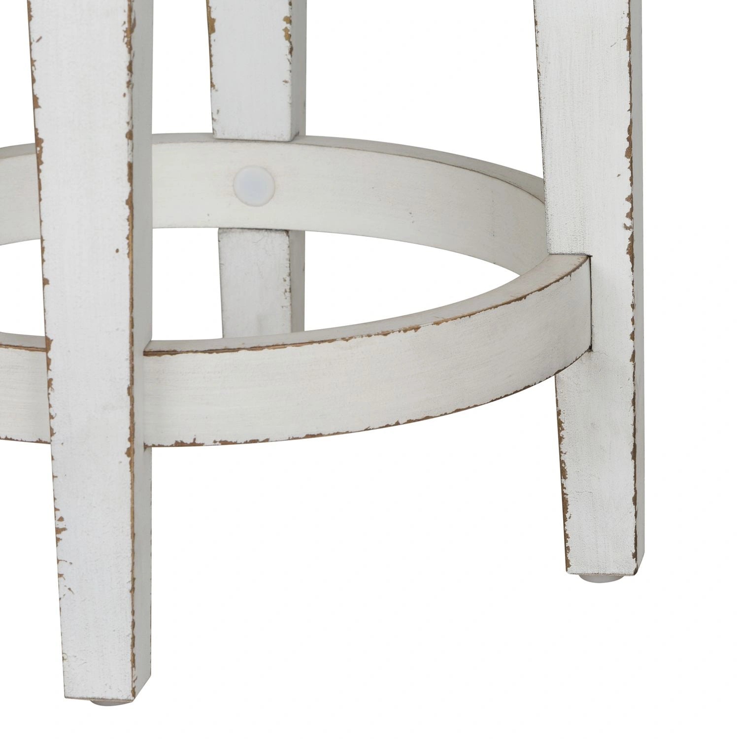 Magnolia Manor Console Swivel Stool in Antique White image