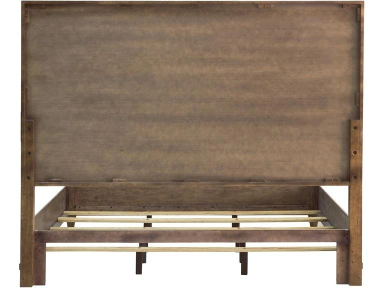 Pulaski Furniture Anthology Queen Panel Bed in Medium Wood