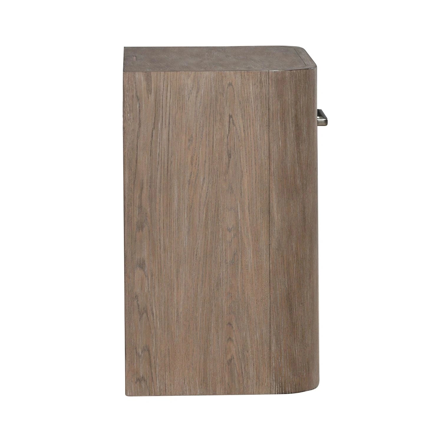 South Bend Open Nightstand w/ Charging Station in Burnished Clay image