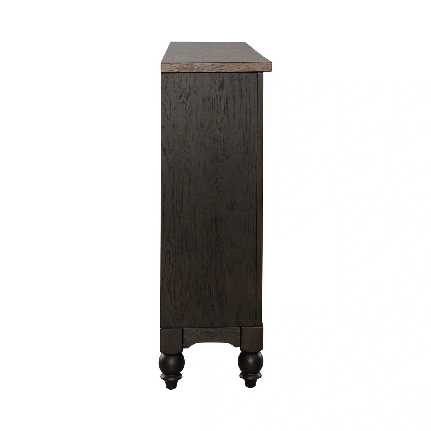 Americana Farmhouse Hall Buffet in Dusty Taupe & Black image