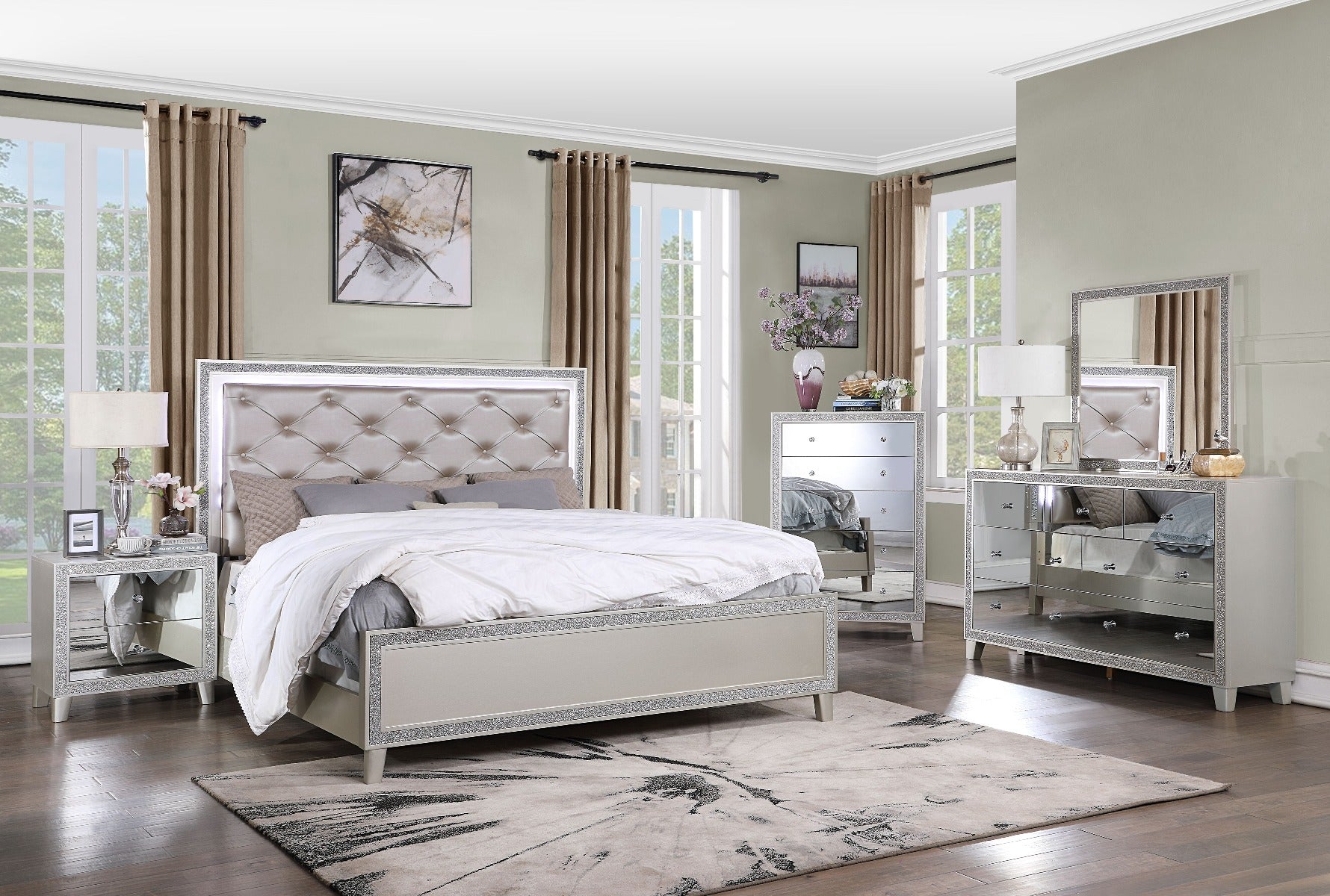 CK Bed w/LED