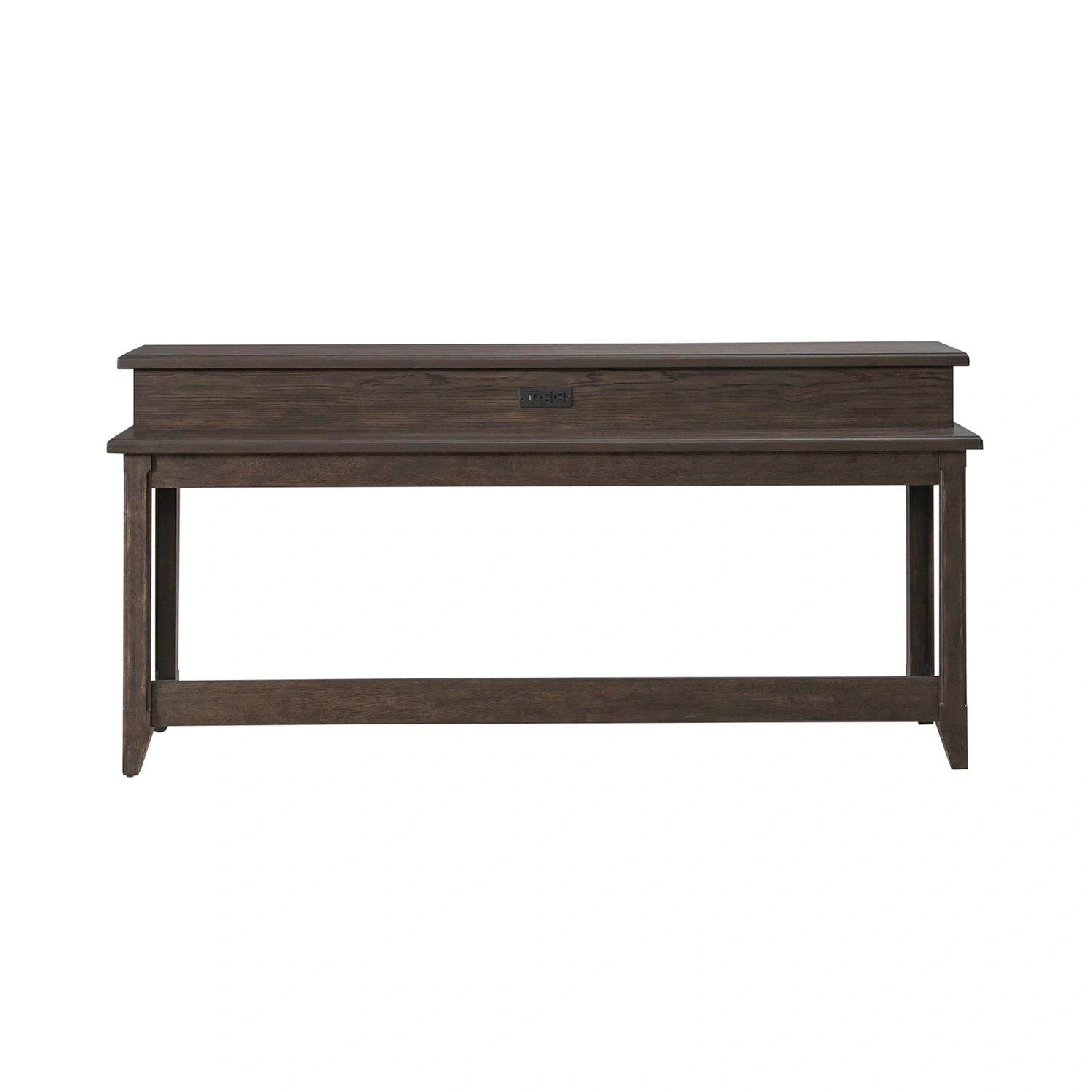 Paradise Valley Console Bar Table in Saddle Brown image