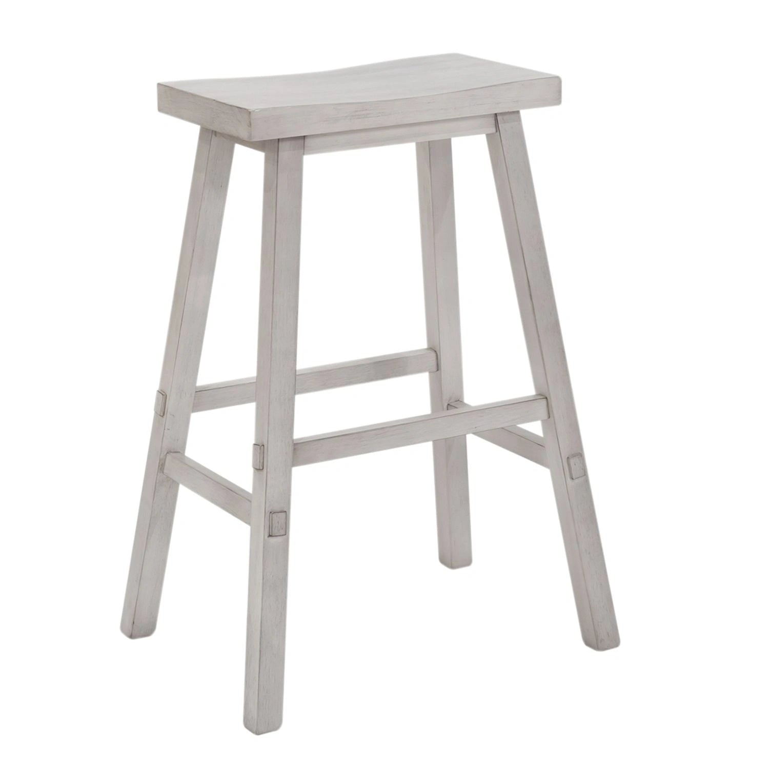 Creations 30 Inch Sawhorse Stool- White image