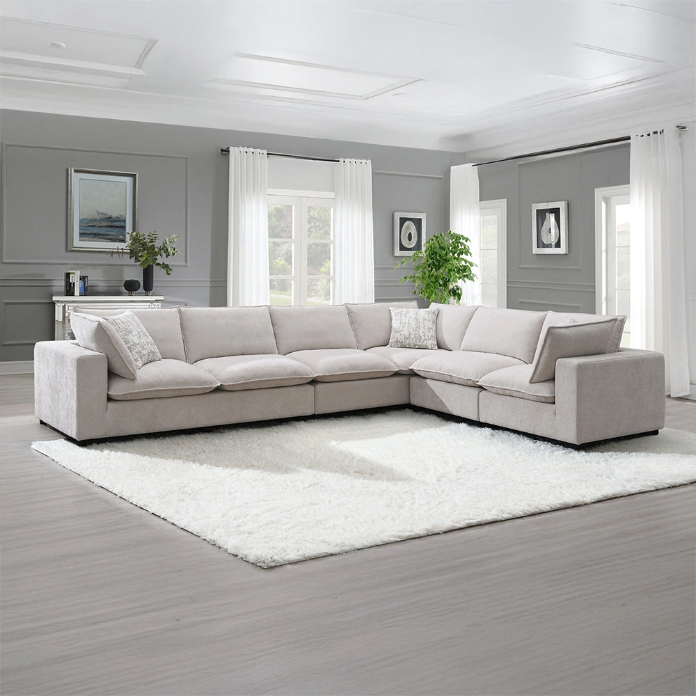 Modular RF Loveseat w/2 Pillows