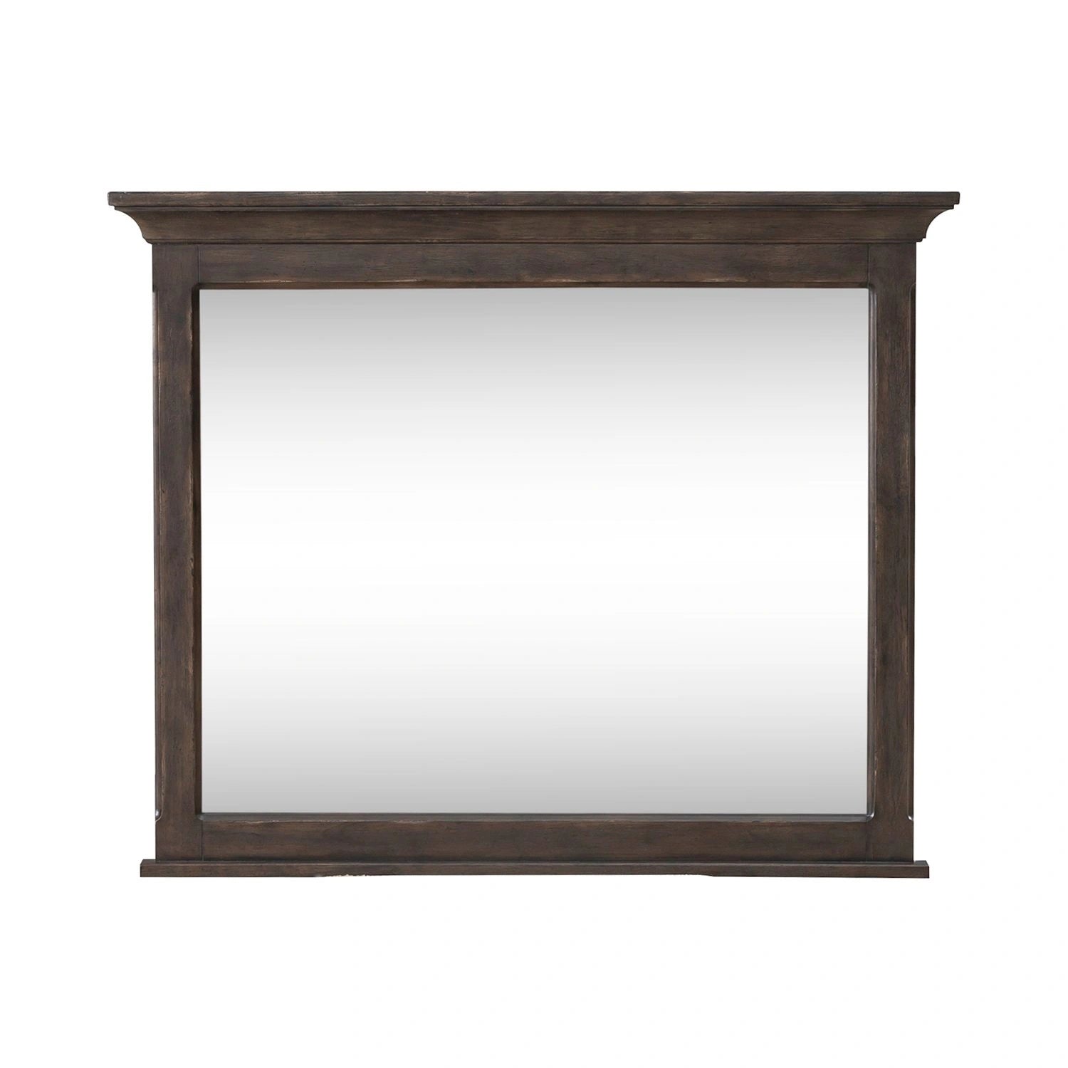 Paradise Valley Landscape Mirror in Saddle Brown image