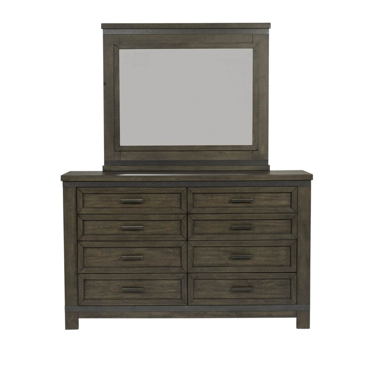 Thornwood Hills Two Sided Storage Bed, Dresser & Mirror, Chest image