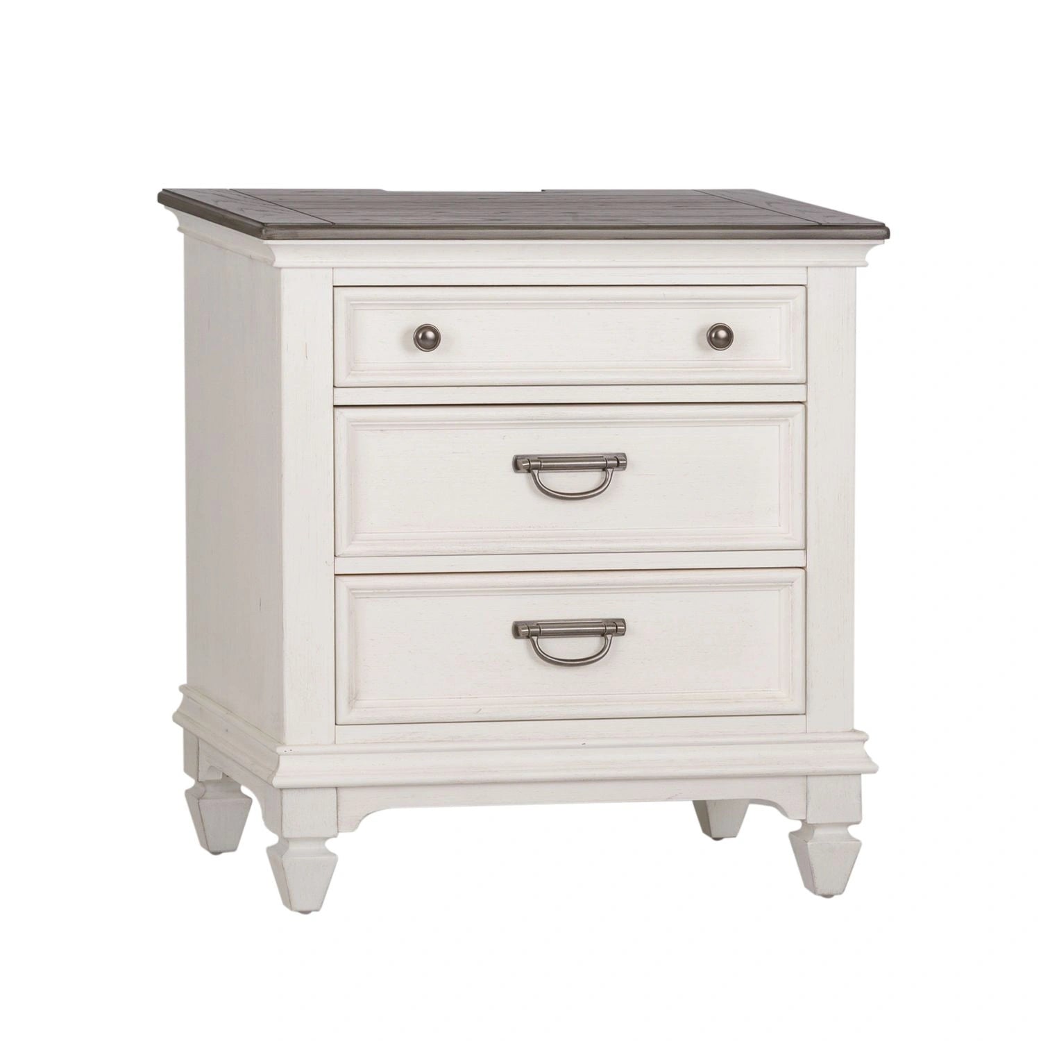 Allyson Park Nightstand in Wirebrushed White image