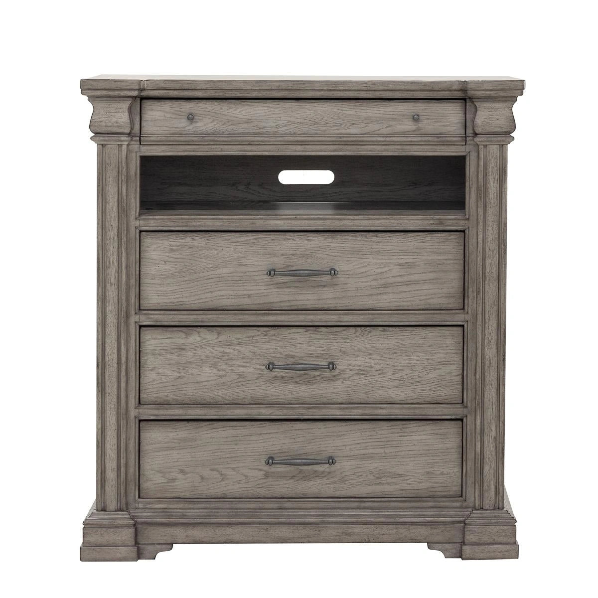 Pulaski Madison Ridge Media Chest in Heritage Taupe P091145