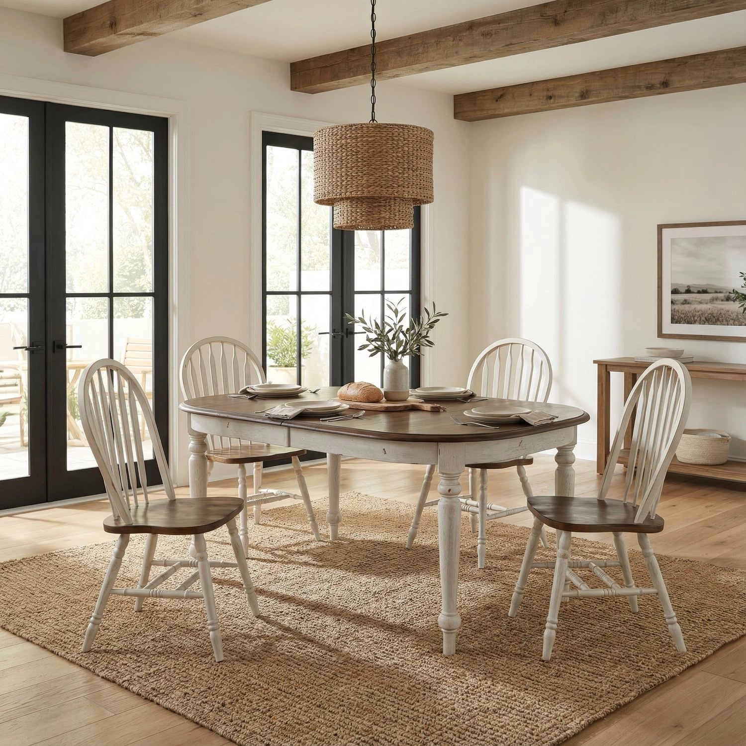 Carolina Crossing 5 Piece Leg Table Set image