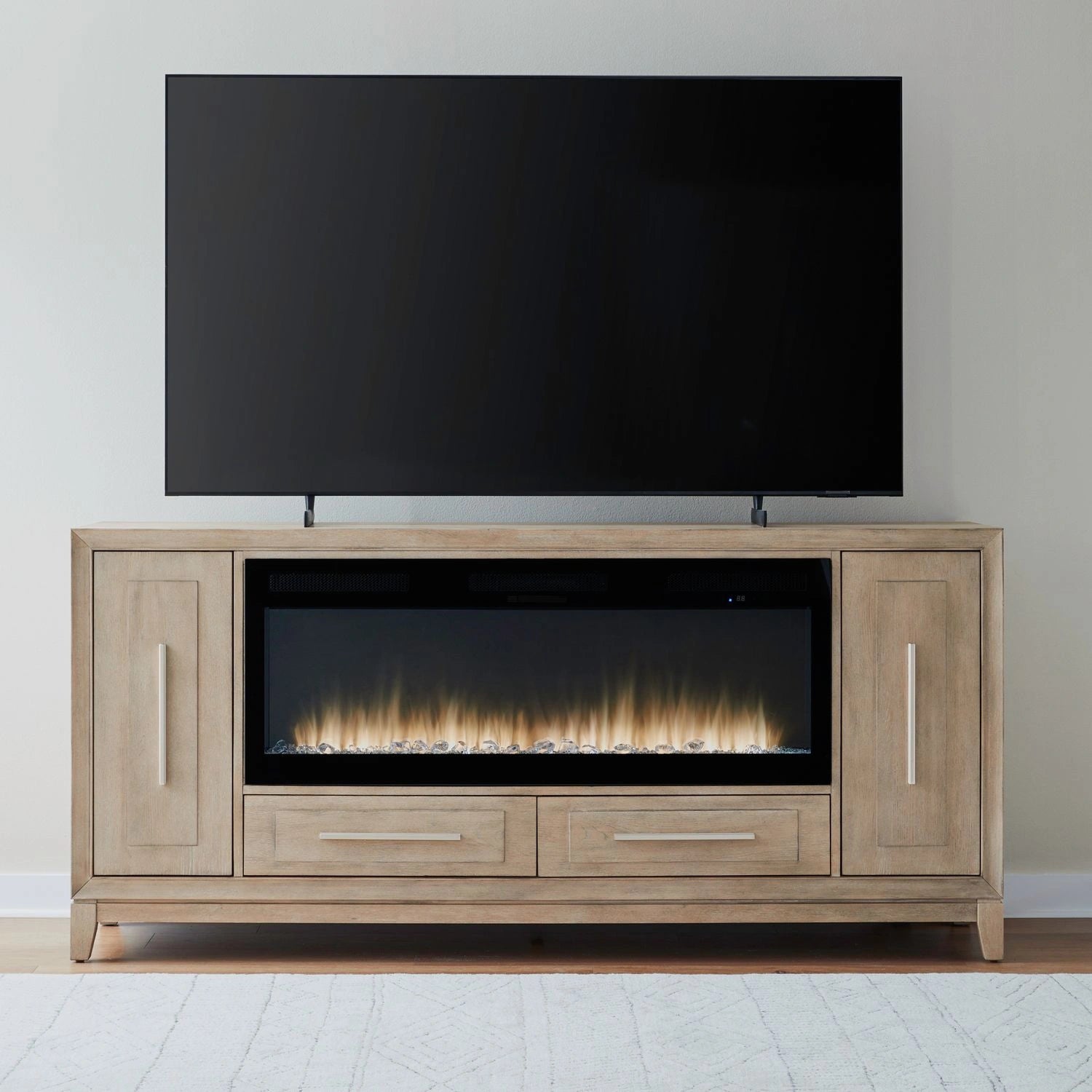 Fireplace TV Consoles 789 80 Inch Console w/ Fire FTS image