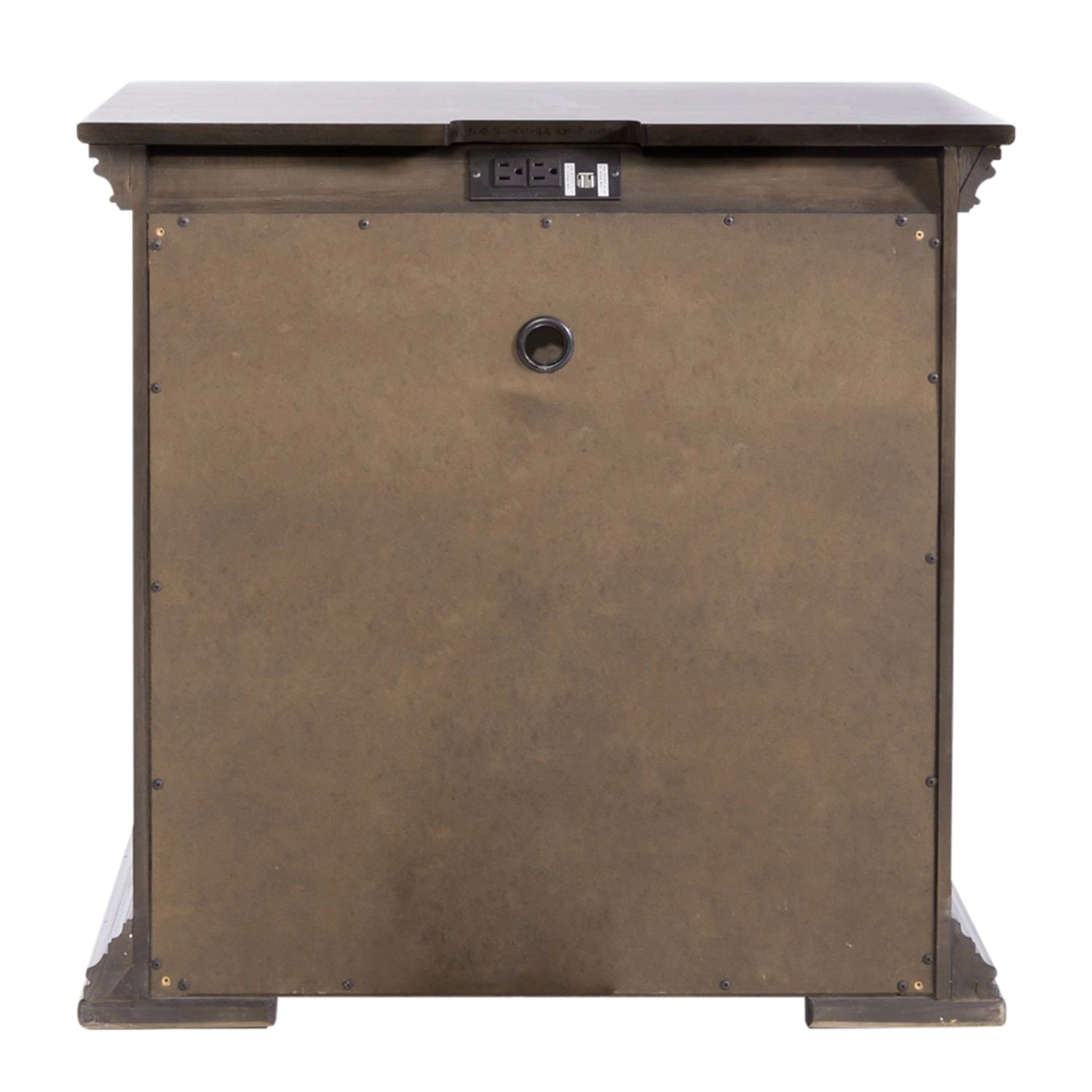 Big Valley 2 Drawer Night Stand w/ Charging Station image