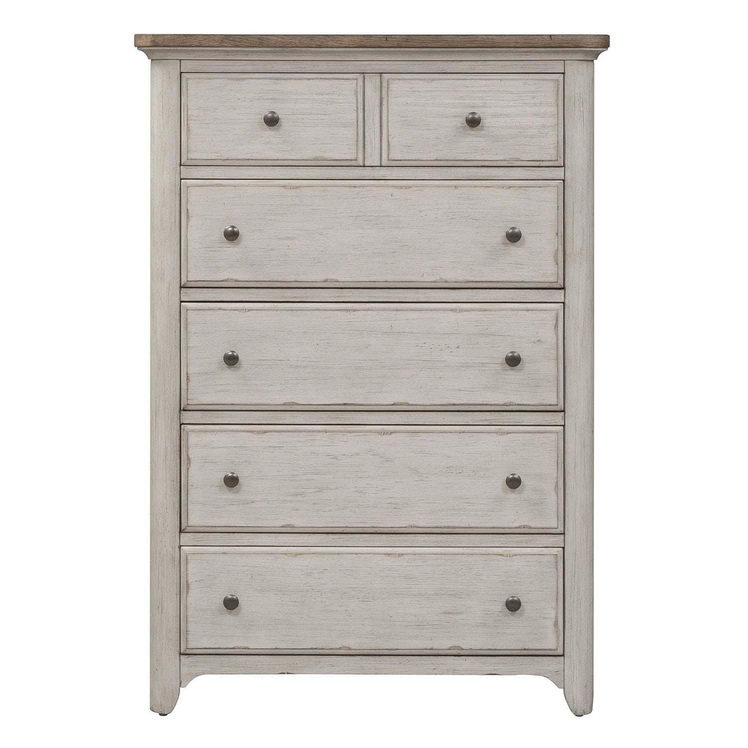 Farmhouse Reimagined Drawer Chest in Antique White image